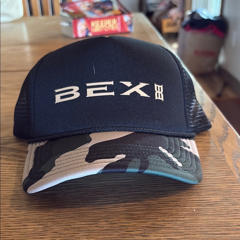 Black and Camouflage Women's Hat